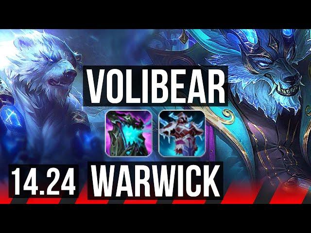 VOLIBEAR vs WARWICK (TOP) | KR Diamond | 14.24