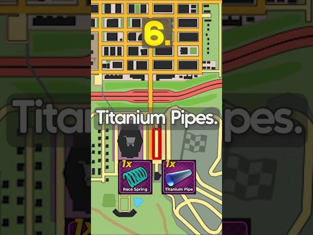ALL 14 Part Locations In Taxi Boss! (Roblox) #roblox #taxiboss #robloxtaxiboss #robloxtaxi