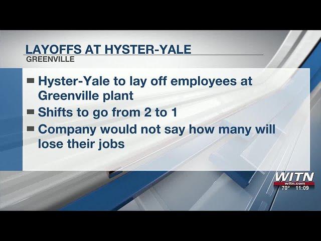 Layoffs at Hyster-Yale in Greenville