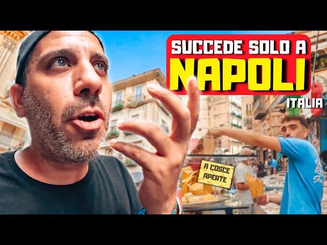 IT HAPPENS ONLY IN NAPLES  2 locals take us to the hidden Napoli (+ STREET FOOD TOUR)