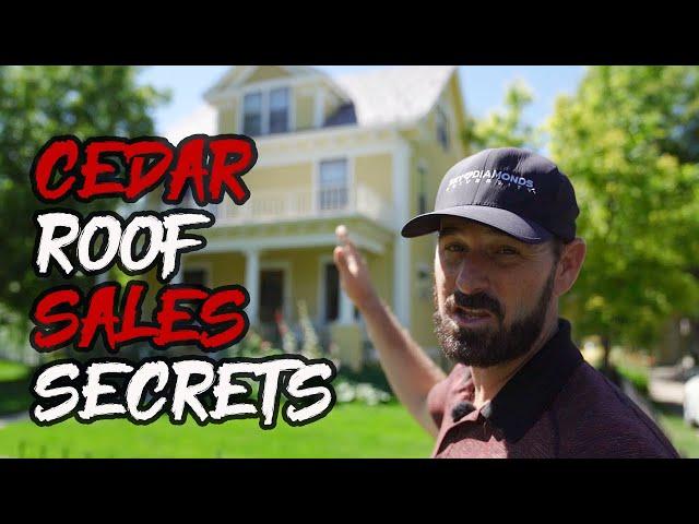 Cedar Roof Sales Secrets - Live Door Knock and Insurance Tips