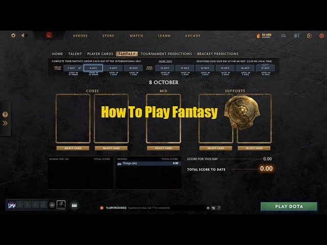 Dota 2 October 7 Fantasy Guide
