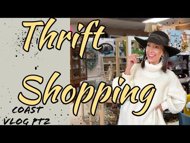 Thrift With Me For Vintage - Jewelry Shopping and Antique Mall Haull