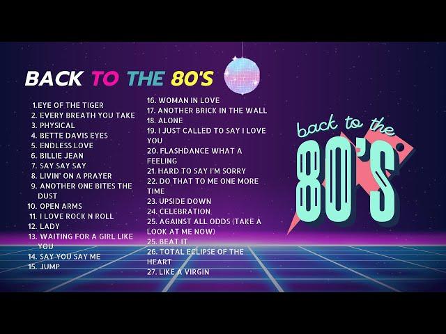 BACK TO THE 80's ULTIMATE COMPILATION