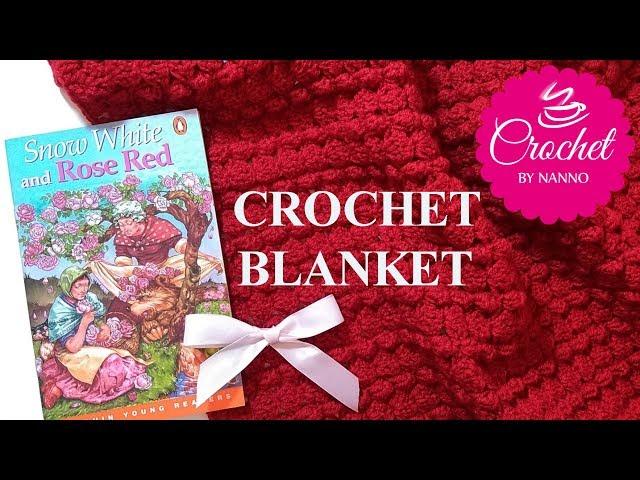 How to Crochet A Blanket #1EASY & EXCLUSIVE |THE CROCHET SHOP by NANNO