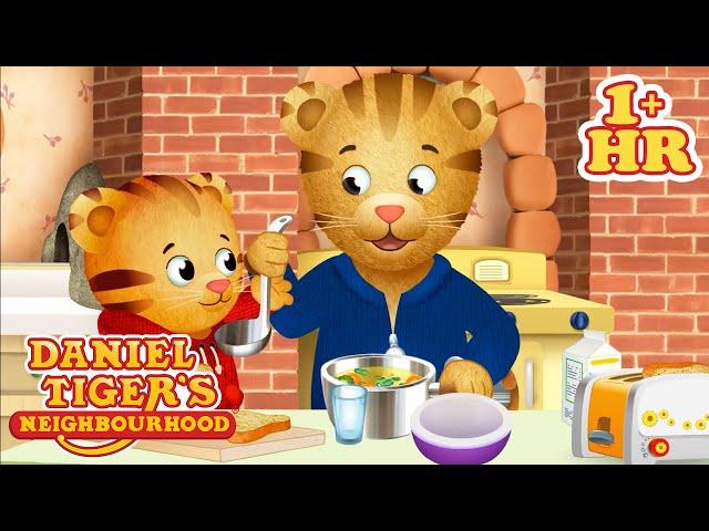 Daniel and Dad Make Lunch for Mom when She's Sick | Cartoons for Kids | Daniel Tiger