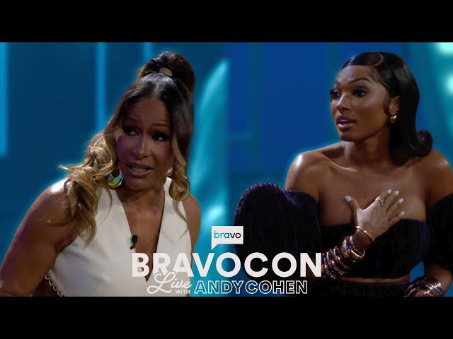 Lesa Milan and Shereé Whitfield Engage in a Battle of Shade | BravoCon LIVE