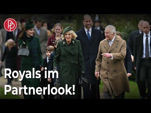 Prinzessin Kate und Königin Camilla im weihnachtlichen Partnerlook • PROMIPOOL