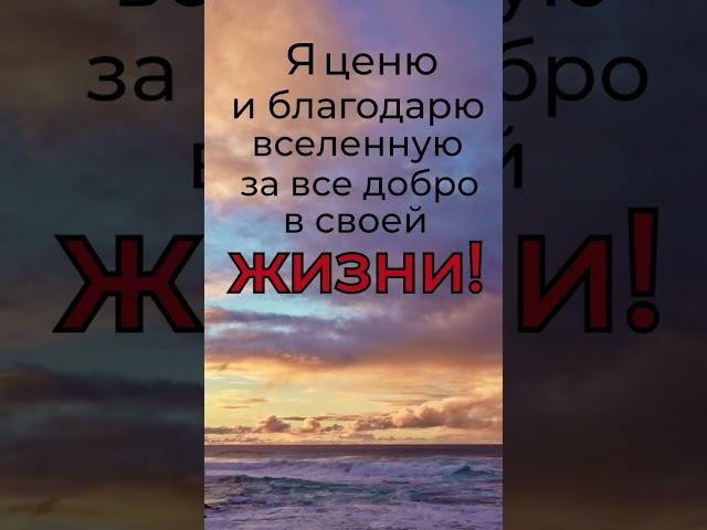  Благодарность - ключ к счастью!  #meditation #аффирмации #позитив #позитив