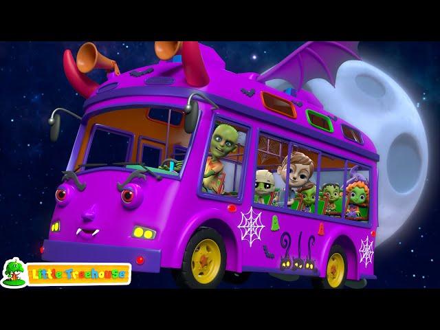 Spooky Bus | Halloween Songs | Spooky Nursery Rhymes | Scary Cartoon Videos | Children's Music