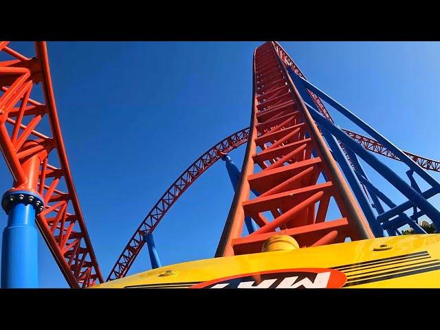 Superman Escape On Ride POV - Warner Bros. Movie World