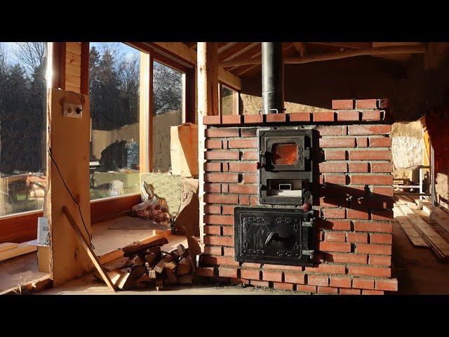 Building a masonry cooking stove in our cabin | Story 17