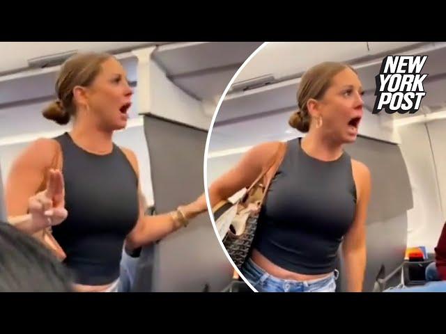 New video of 'he's not real' airplane incident shows what happened before meltdown