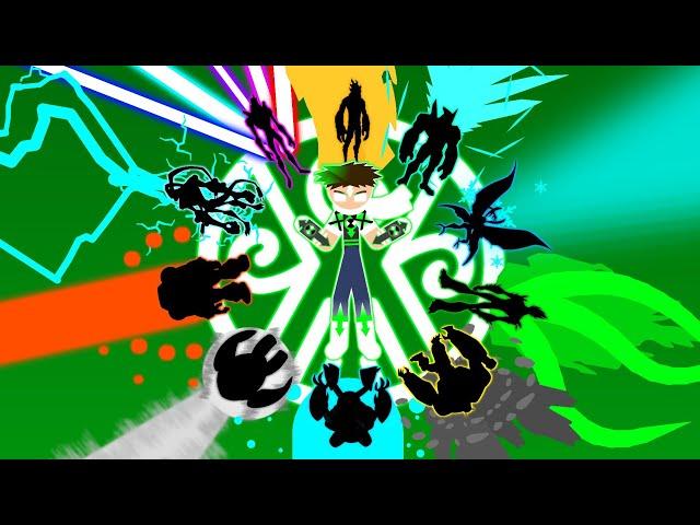 What If Ben 10 has the Avatar State or Avatartrix (Ben 10 x Avatar The Last Airbender) [Stick Nodes]