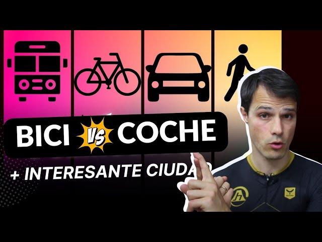 Quién es más rápido? BICI  COCHE en CIUDAD. con Bici Dahon