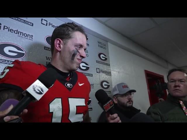 Carson Beck shares why he had to get 'frustration' out during UGA win over Georgia Tech