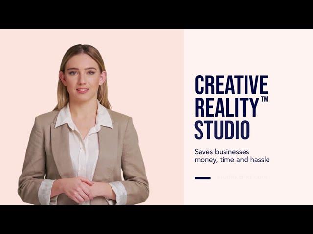 Creative Reality™ Studio Promo | Talking Head Videos | D-ID