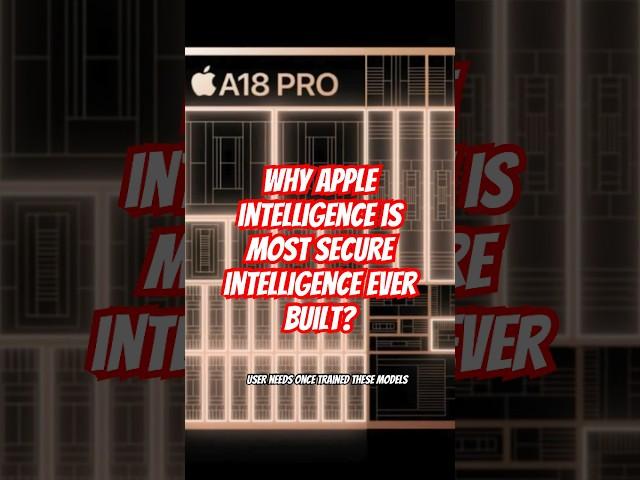 Why Apple Intelligence is most secure intelligence ever built?#apple #news #ai #technology #viral