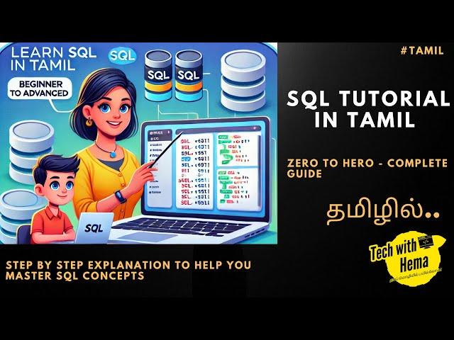 Complete SQL Tutorial in Tamil  | Step-by-Step Guide with Query Examples for Beginners