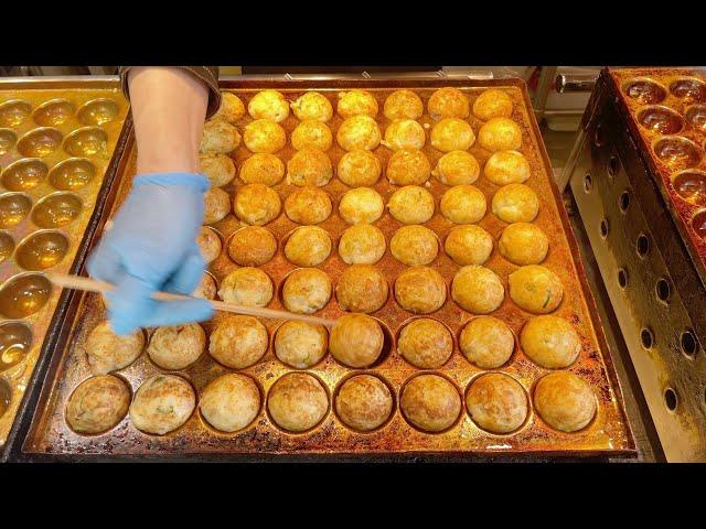 Takoyaki master with great skills in Kyoto-Japanese food