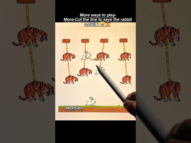 Cut the rope, save the rabbit  #shorts #youtubeshorts #gaming