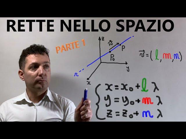 Retta nello spazio :forma cartesiana e parametrica , rette parallele , rette perpendicolari