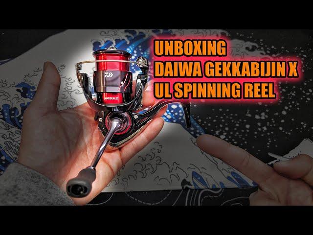 Unboxing Amazing Budget JDM Daiwa Ultralight Spinning Reel - 2024 Gekkabijin X LT1000S-P