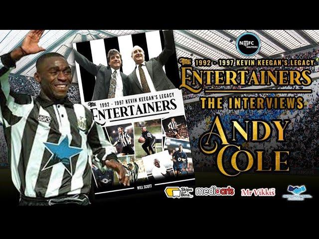 The Entertainers Book Interview with Andrew Cole Buy Book from www.newcastlelegends.com