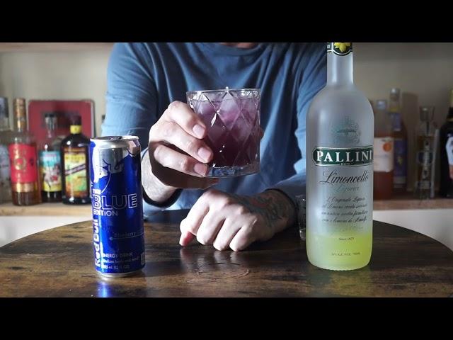 Pallini Limoncello & Blueberry Red Bull