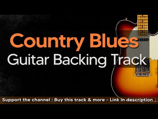 Country Blues Guitar Backing Track Groove in G