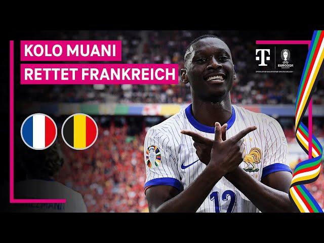 Frankreich - Belgien, Highlights mit Live-Kommentar | UEFA EURO 2024, Achtelfinale | MAGENTA TV