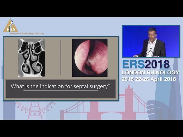 ERS London 2018, Septal Surgery; Clinical Implications Of Septal Deformity, Florian Bast