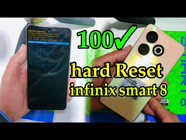 Hard Reset Infinix smart 8 