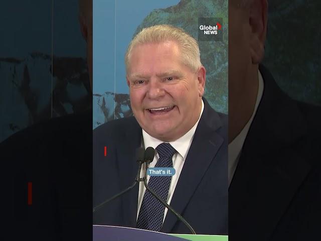 "Until I'm pushing up tulips!": Doug Ford plans on running for Ontario premier forever