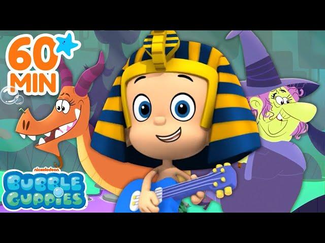Bubble Guppies Face Monsters!  60 Minute Compilation | Bubble Guppies
