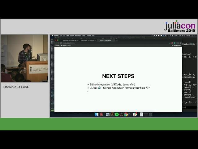 Formatting Julia | Dominique Luna | JuliaCon 2019