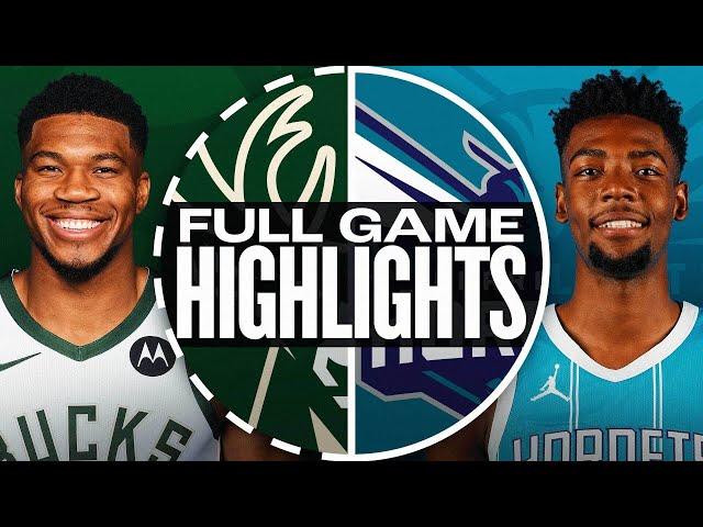 BUCKS at HORNETS | FULL GAME HIGHLIGHTS | November 16, 2024