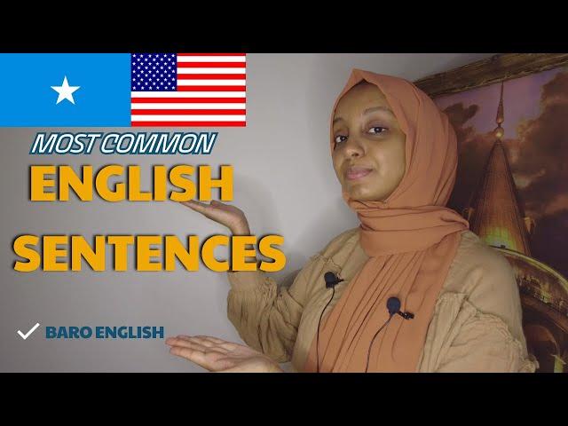 Daily Use English Sentences - Jumladaha Aad Loo isticmaalo