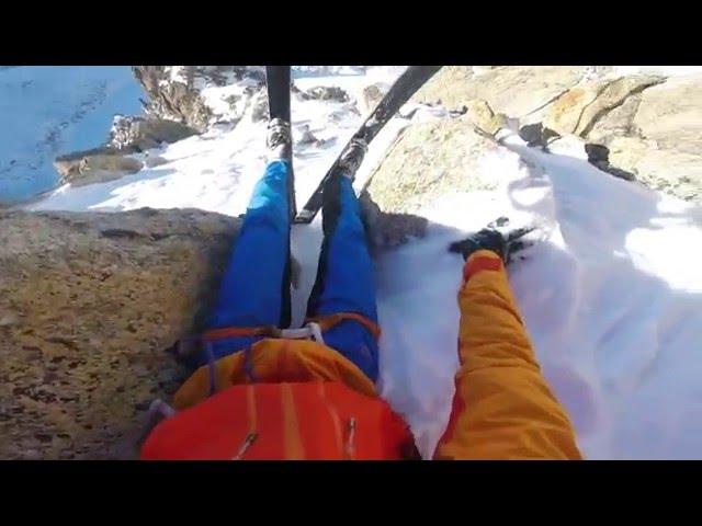 Christmas steep ski in Chardonnet