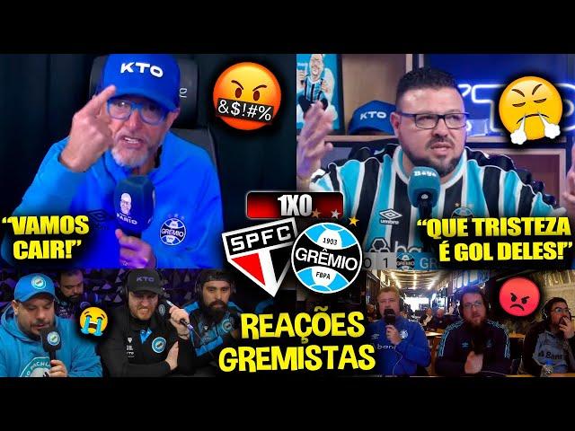 REAÇÕES dos GREMISTAS FURIOSOS com a DERROTA - SÃO PAULO 1X0 GRÊMIO [REACT BRASILEIRÃO 2024]