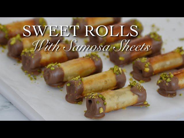 Sweet Rolls with Samosa Sheets| Ramadan Series 2023 