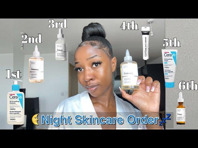 NIGHT-TIME SKINCARE ROUTINE - The correct order 