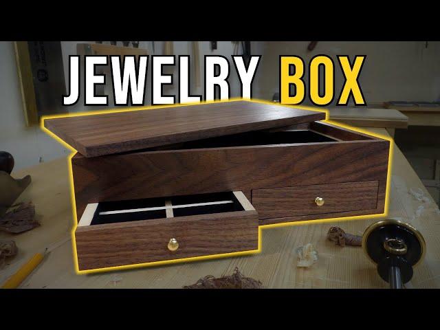 Making a jewelry box for my wife || hand cut joinery