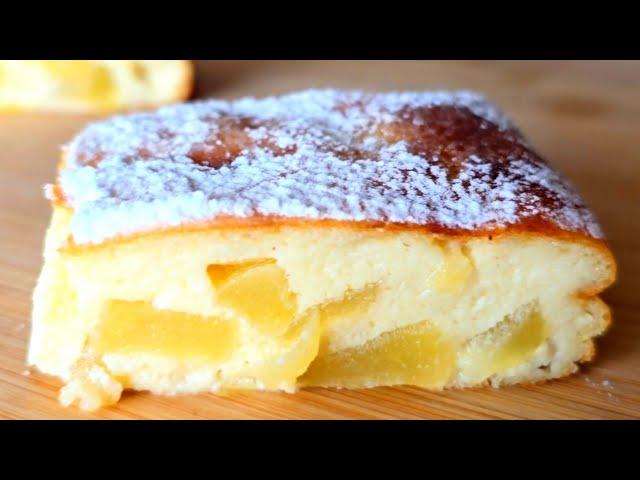 YOGURT CAKE, IN 2 MINUTES, WITH 3 YOGURS, WITH 2 APPLES AND EGGS|  