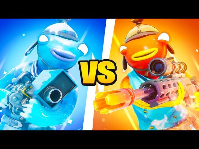 WATER vs FIRE Fish in Fortnite!