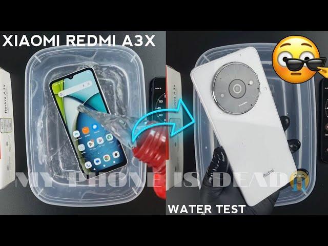 Xiaomi Redmi A3x Water Test 