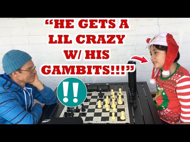 12 Year Old Prodigy ACCEPTS Russian Hustler's Elephant Gambit! Russian Alex vs Feisty Forest