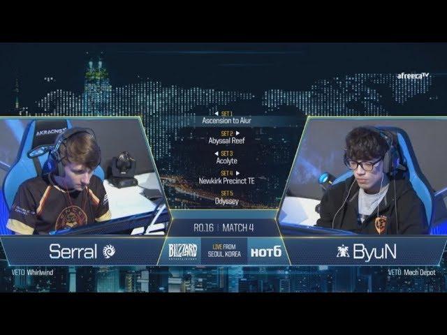 [GSL vs. the World 2017] Ro.16 Day1 Match4 Serral vs ByuN