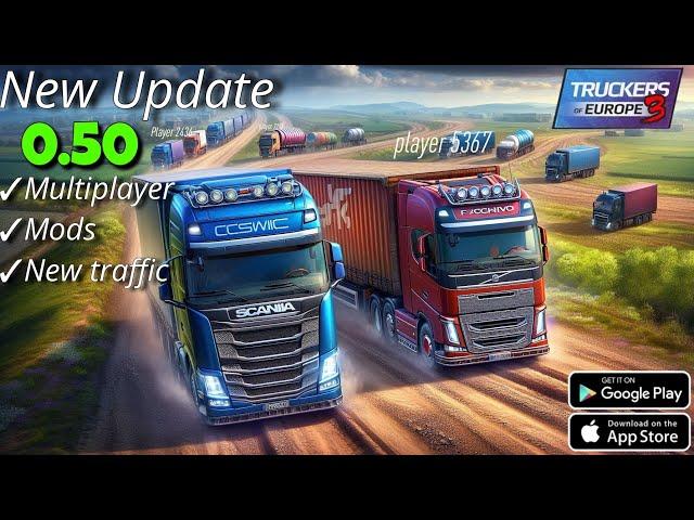 New Update 0.42 Truckers of Europe 3   Multiplayer added, New traffic system and DLC added