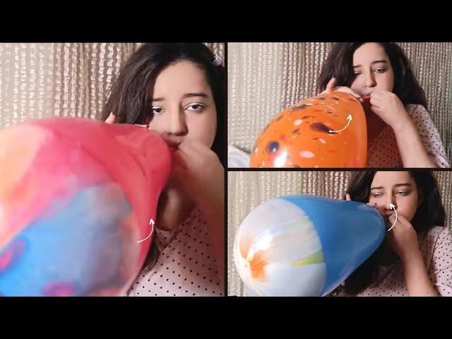 blow to pop balloon challenge video || balloon blast challenge ||  @Rfarookibeauty